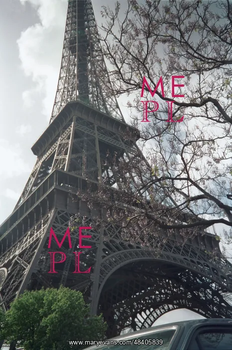 : Eiffel Tower in Paris, 1993 : Eiffel Tower in Paris, 1993