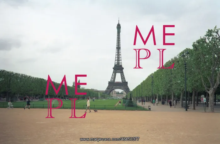 : Eiffel Tower in Paris, 1993 : Eiffel Tower in Paris, 1993