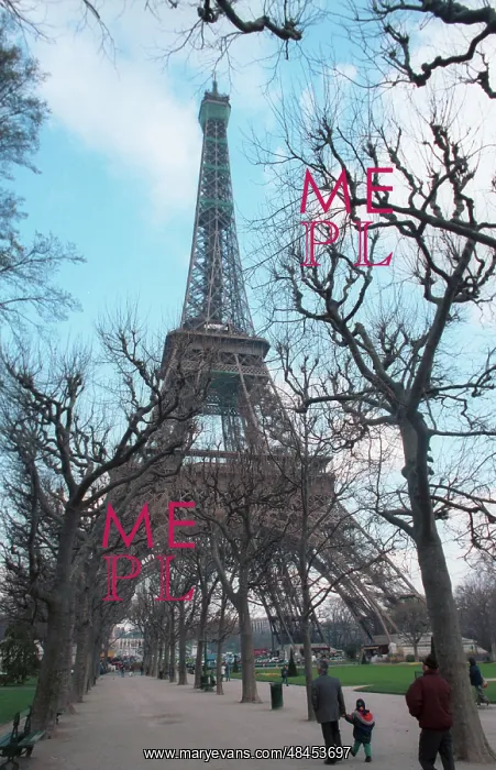 : Eiffel Tower in Paris, 1994 : Eiffel Tower in Paris, 1994
