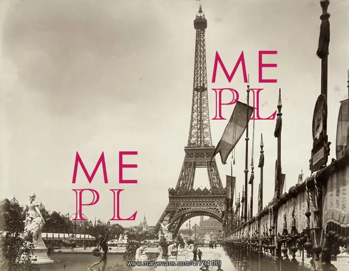 : Eiffel Tower, Paris, Exposition Universelle, 1900 : Eiffel Tower, Paris, Exposition Universelle, 1900