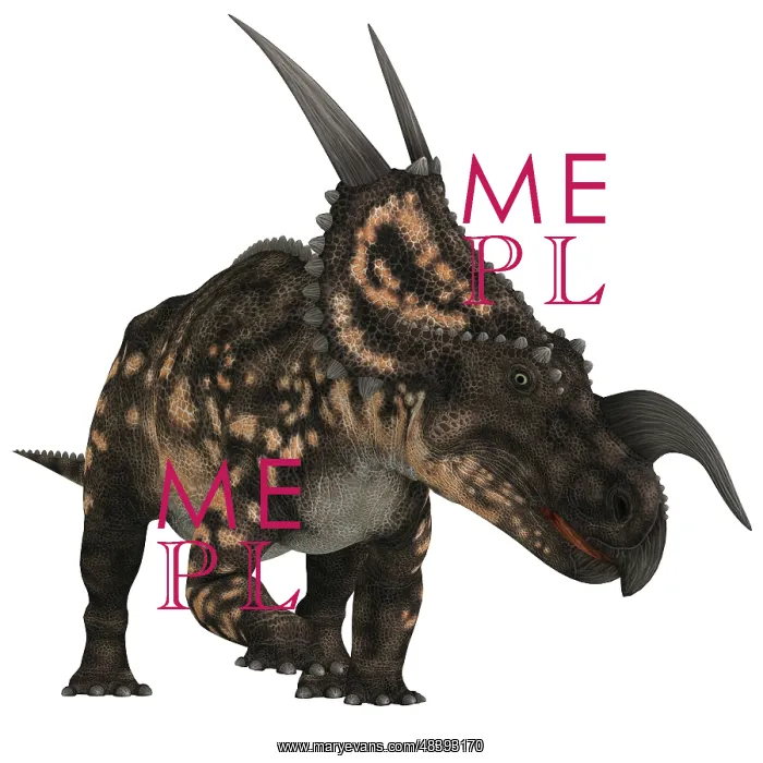 : Einiosaurus dinosaur : Einiosaurus dinosaur