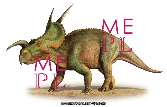: Einiosaurus procurvicornis, a prehistoric era : Einiosaurus procurvicornis, a prehistoric era