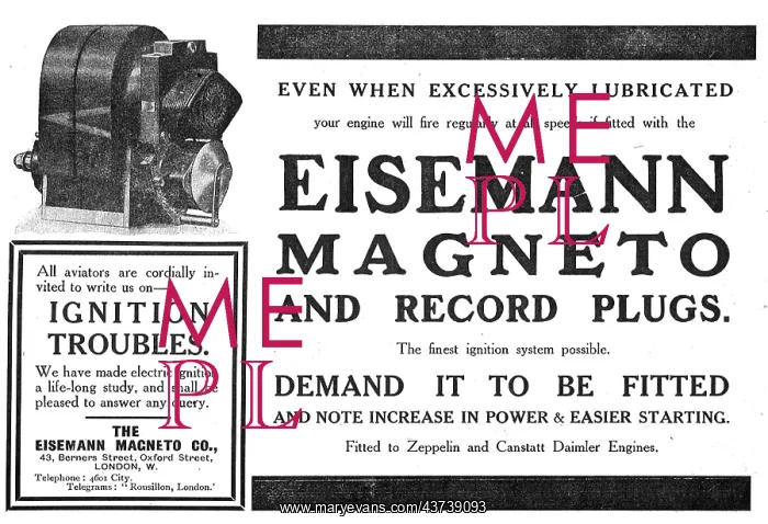 : Eisemann Aero Engine Magnetos & Spark Plugs : Eisemann Aero Engine Magnetos & Spark Plugs