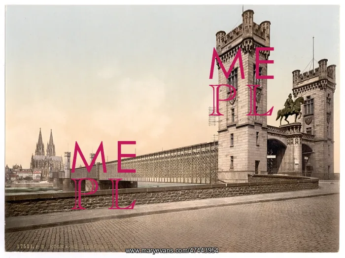 : Eisenbahn Bridge, Cologne, the Rhine, Germany : Eisenbahn Bridge, Cologne, the Rhine, Germany