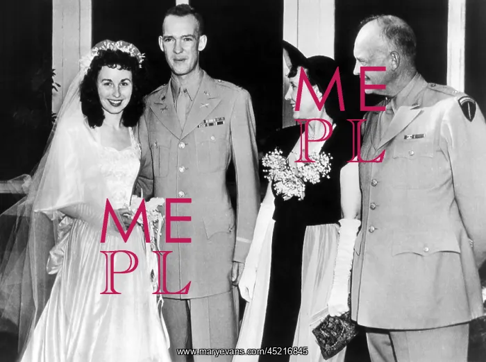 : Eisenhower Wedding Reception. Capt. John ? : Eisenhower Wedding Reception. Capt. John ?