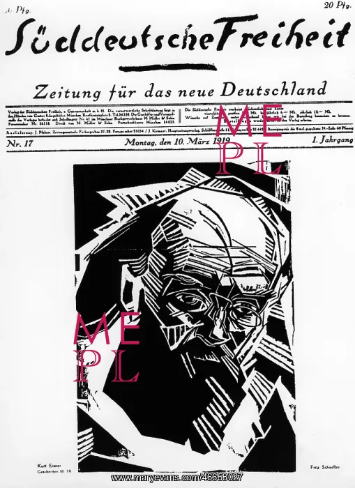 : Eisner, Kurt, 14.5.1867 - 21.2.1919, German publicist : Eisner, Kurt, 14.5.1867 - 21.2.1919, German publicist
