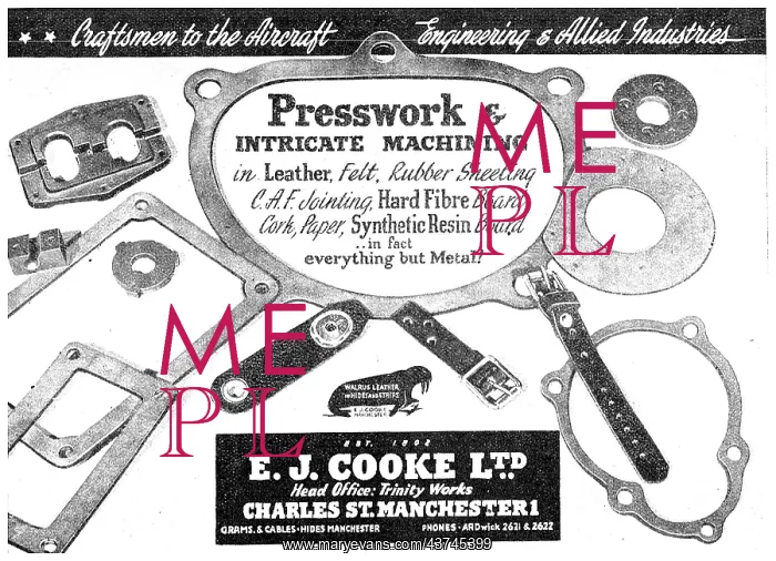 : E.J.Cooke Presswork & Intricate Machining In Leather : E.J.Cooke Presswork & Intricate Machining In Leather
