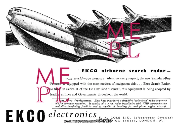 : Ekco Airborne Search Radar : Ekco Airborne Search Radar
