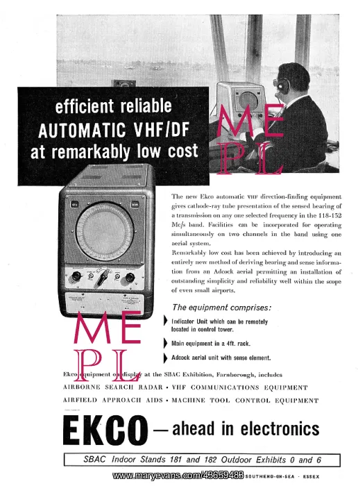 : Ekco Automatic ATC VHF / DF : Ekco Automatic ATC VHF / DF