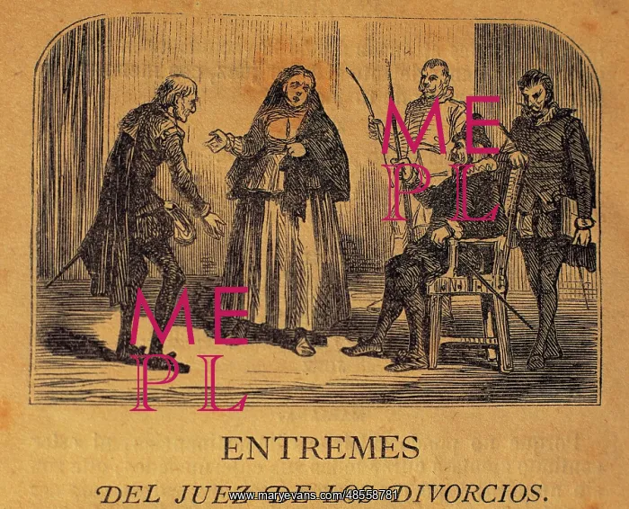 : El Juez de los Divorcios. Short farce by Cervantes : El Juez de los Divorcios. Short farce by Cervantes