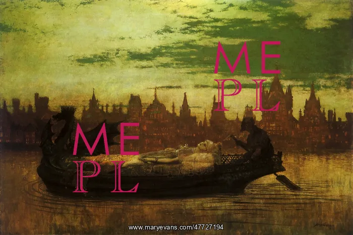  : Elaine, by Atkinson Grimshaw