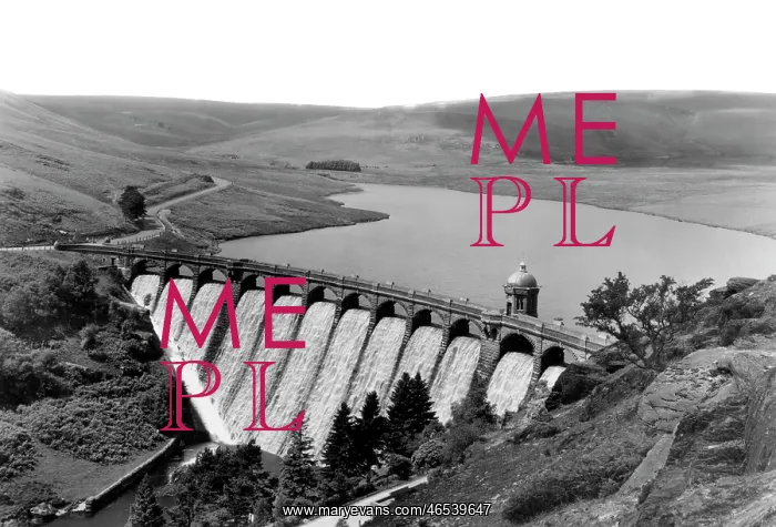  : Elan Valley, Craig Goch Dam c1955