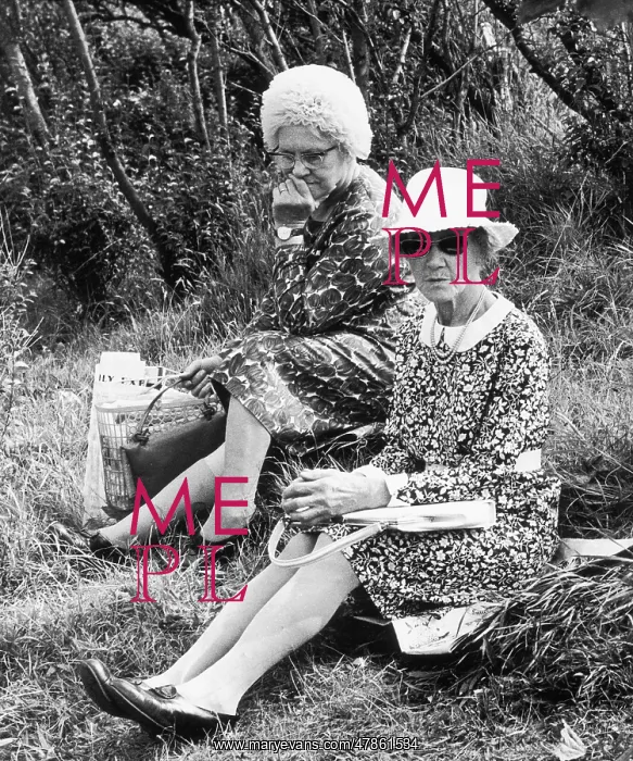 : Two Elderly ladies at Harrogate Flower Show : Two Elderly ladies at Harrogate Flower Show