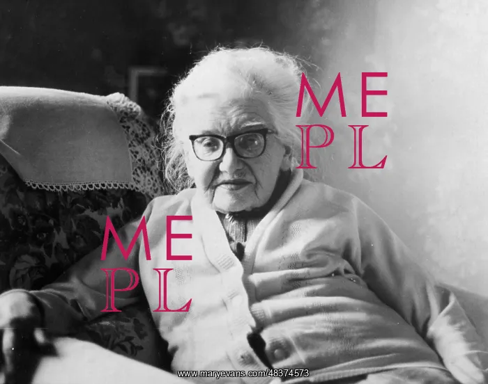 : Elderly lady sitting : Elderly lady sitting