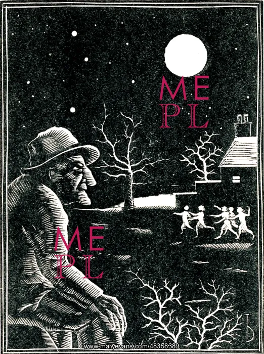 : Elderly man in the moonlight : Elderly man in the moonlight