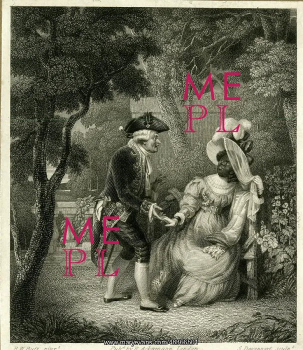  : Elderly white man propositioning a black lady