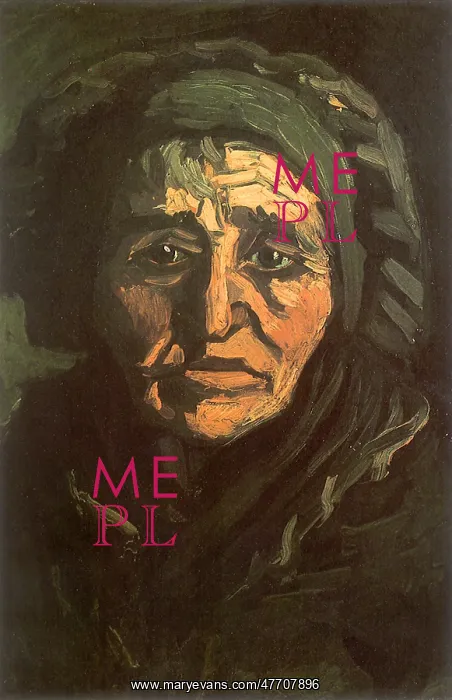 : Elderly Woman in Cap, by Van Gogh : Elderly Woman in Cap, by Van Gogh