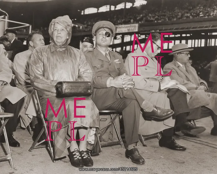 : Eleanor Roosevelt Moshe Dyan Abba Eban and ? : Eleanor Roosevelt Moshe Dyan Abba Eban and ?