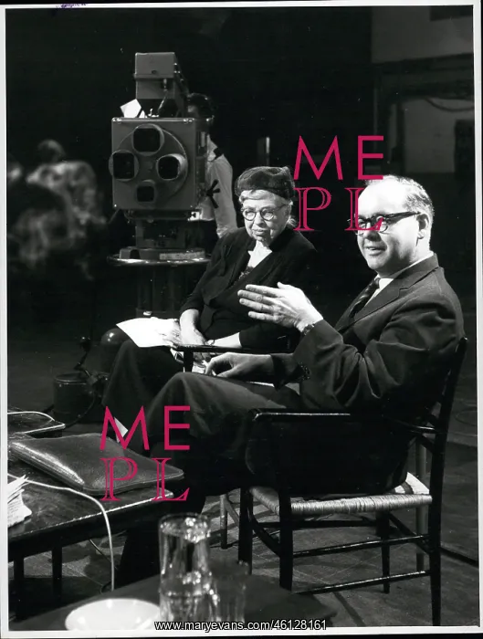 : Eleanor Roosevelt and Robert McKenzie at BBC : Eleanor Roosevelt and Robert McKenzie at BBC