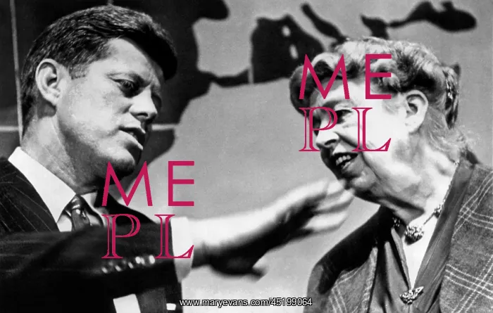 : Eleanor Roosevelt and Sen. John Kennedy ? : Eleanor Roosevelt and Sen. John Kennedy ?