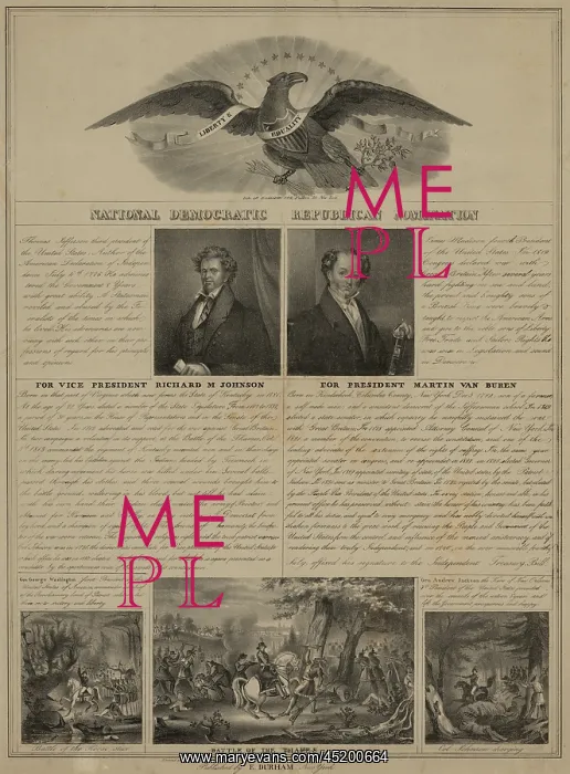 : Election of 1840. Political broadside of ? : Election of 1840. Political broadside of ?