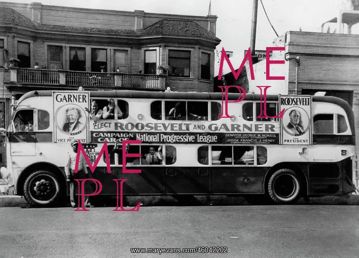 : Election Bus c. 1932 : Election Bus c. 1932