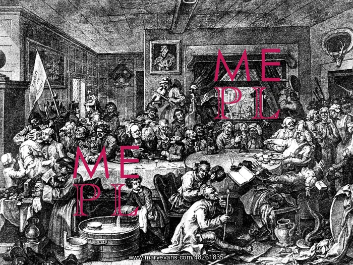 : An Election Entertainment by William Hogarth, 18th century : An Election Entertainment by William Hogarth, 18th century