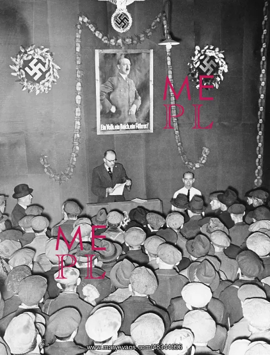 : Election event in Bruex, 1938 : Election event in Bruex, 1938
