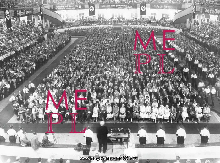 : Election meeting of the NSDAP, 1930 : Election meeting of the NSDAP, 1930