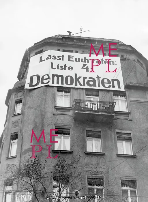 : Election poster of the DDP, around 1929 : Election poster of the DDP, around 1929