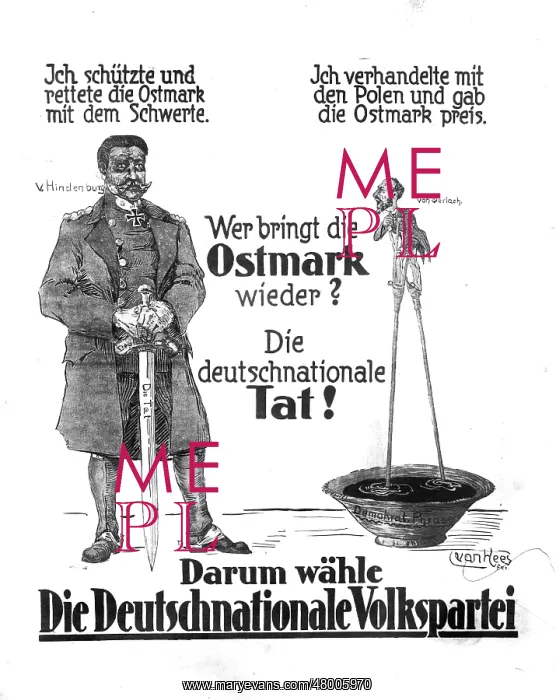 : Election poster of the DNVP, 1919 : Election poster of the DNVP, 1919