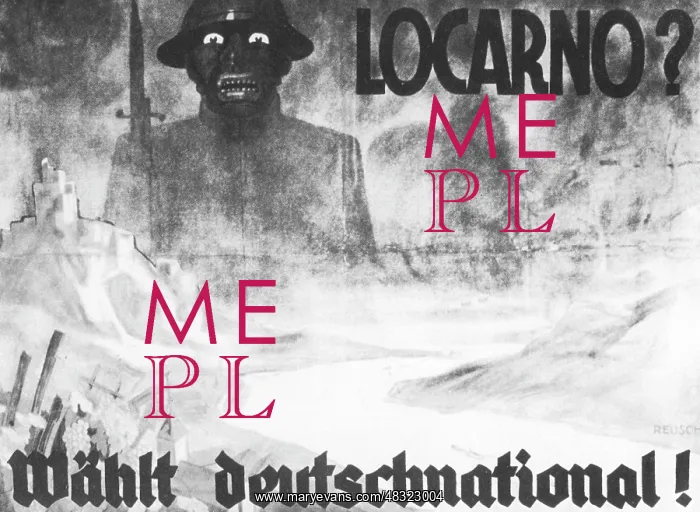 : Election poster of the DNVP, 1928 : Election poster of the DNVP, 1928