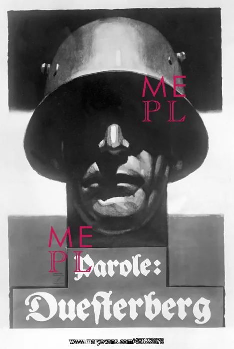 : Election poster of the DNVP / Stahlhelm, 1932 : Election poster of the DNVP / Stahlhelm, 1932