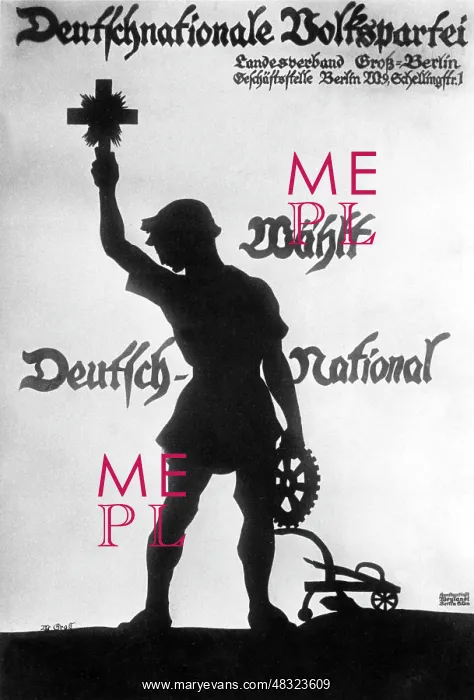: Election poster for the election of the Nationalversammlung : Election poster for the election of the Nationalversammlung
