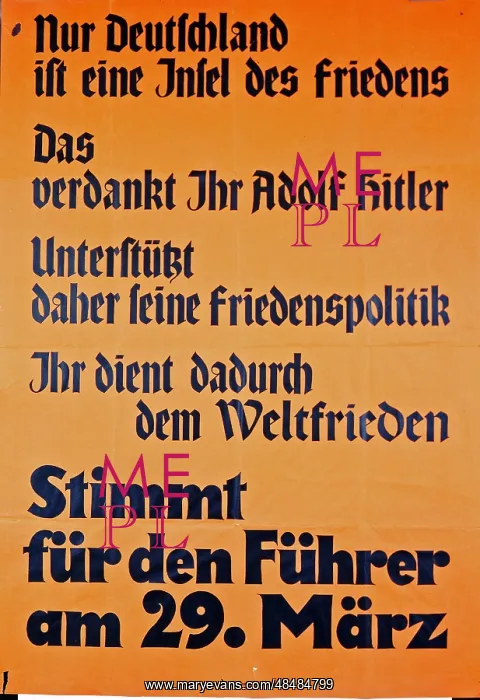 : Election poster, Germany, exhorting people to : Election poster, Germany, exhorting people to