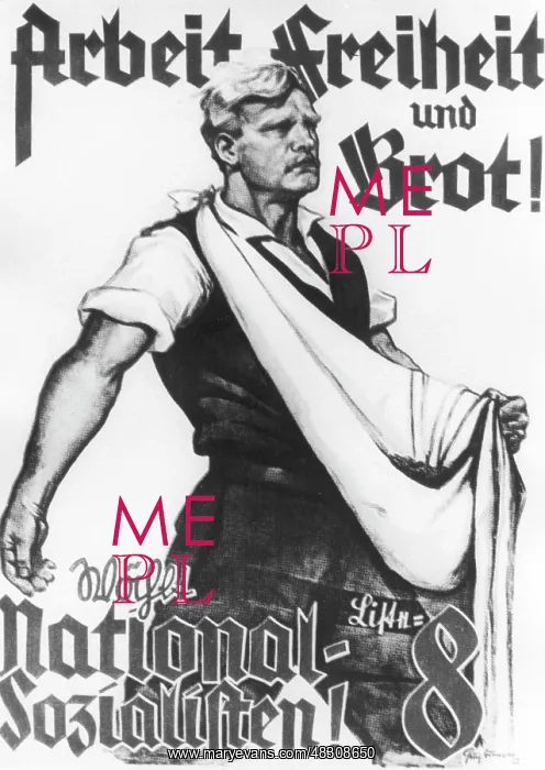 : Election poster of the NSDAP, 1932 : Election poster of the NSDAP, 1932