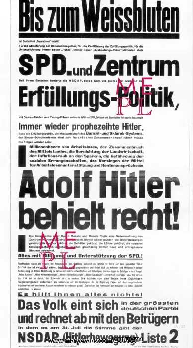 : Election poster of the NSDAP, 1932 : Election poster of the NSDAP, 1932