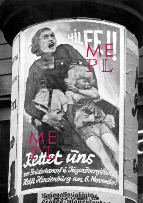 : Election poster of the NSDAP for the Reichstag election : Election poster of the NSDAP for the Reichstag election