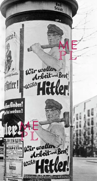 : Election poster of the NSDAP for the Reichstag election : Election poster of the NSDAP for the Reichstag election