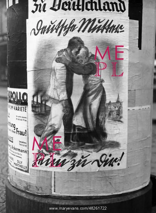 : Election poster for the referendum on the Saar statute, 1935 : Election poster for the referendum on the Saar statute, 1935