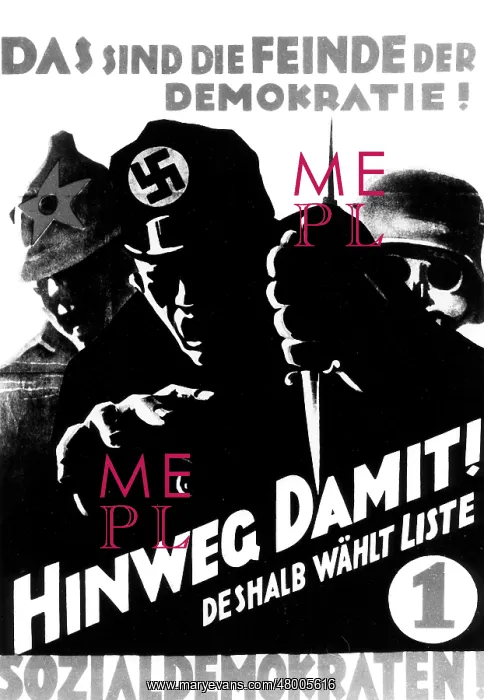 : Election poster of the SPD : Election poster of the SPD