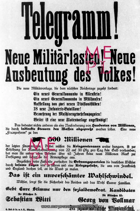 : Election poster of the SPD : Election poster of the SPD