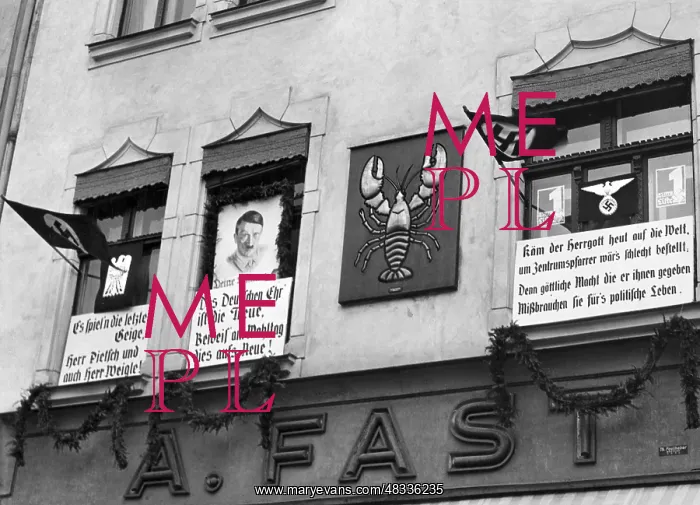 : Election propaganda in Gdansk, 1935 : Election propaganda in Gdansk, 1935
