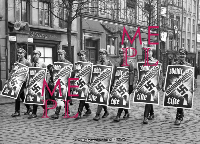 : Election propaganda of the NSDAP on the occasion : Election propaganda of the NSDAP on the occasion