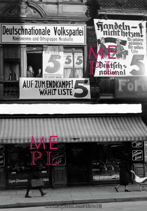 : Election propaganda at the office of the borough Neukoelln : Election propaganda at the office of the borough Neukoelln