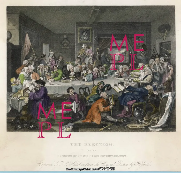 : The Election by William Hogarth : The Election by William Hogarth