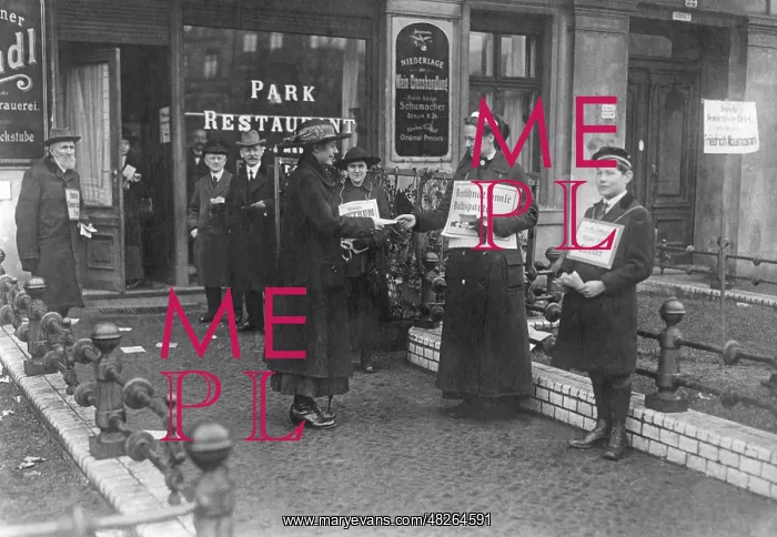 : Election worker in Germany, 1919 : Election worker in Germany, 1919