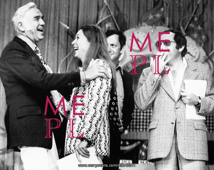 : US Elections. From left: Lorne Greene, Shirley ? : US Elections. From left: Lorne Greene, Shirley ?