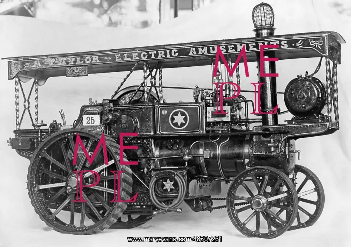 : Electric Amusement Tractor, 1930 : Electric Amusement Tractor, 1930