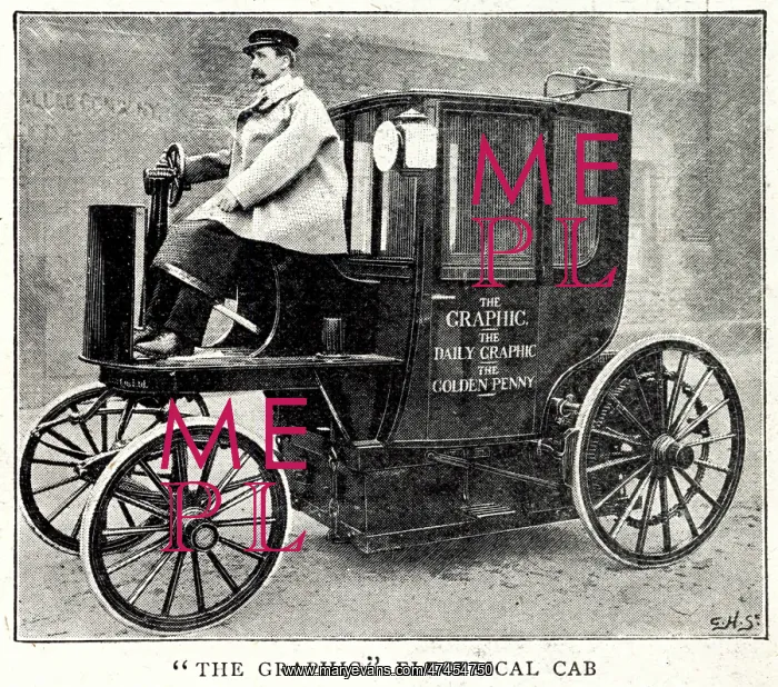: Electric cab 1897 : Electric cab 1897